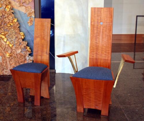Contemporary Wooden Clergy Chairs