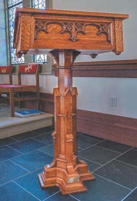Neo Gothic Wood Pulpit