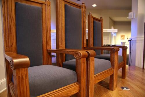 Traditional Upholstered Clergy Chairs
