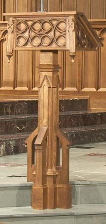 Traditional Wood Pulpit