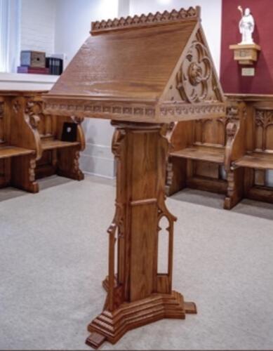 Traditional Wooden Pulpit