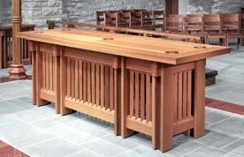 Transitional Wood Altar